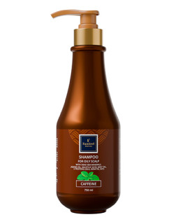 Șampon pentru scalp gras Famirel cu Cofeină, Mentă și Minerale din Marea Moartă, 750 ml