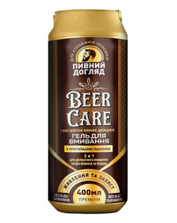 Гель для умывания Beer Care 2в1 питание и защита с протеинами пшеницы, 400 мл