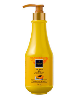 Gel de duș Famirel cu Maracuja, Papaya și cu Minerale din Marea Moartă, 750 ml