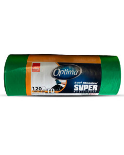 Saci menajeri Sano Optima verzi 120L, 10 buc