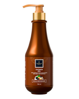 Gel de duș Famirel cu Acai, Macadamia și cu Minerale din Marea Moartă, 750 ml