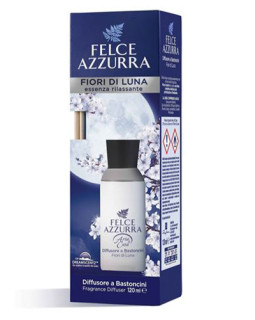 Difuzor de parfum cu bețișoare Felce Azzurra Moon Flowers, 120 ml