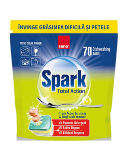 Tablete pentru mașina de spălat vase Sano Spark , 70 buc