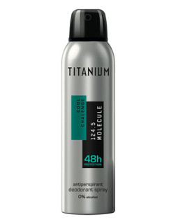 Deodorant-spray Titanium Cool Challenge 124.5 Molecule, 150ml