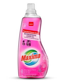 Detergent lichid concentrat x2 Sano Maxima Soft Silk, 1.5 L